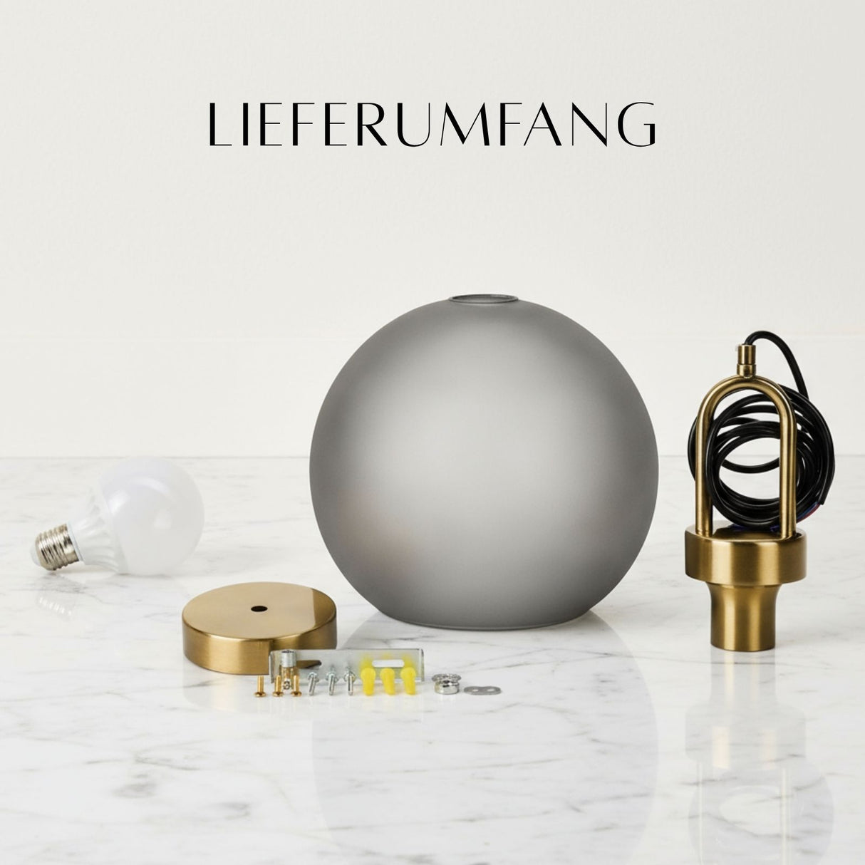Milchglas-Deckenleuchte Deckenlampe Hängelampe Pendelleuchte Lampe