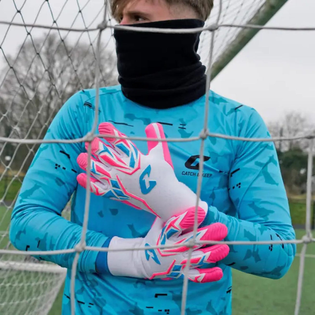Fussballhandschuhe ViVor Wild Pink Gr. 12 Torwart Goalie Handschuhe