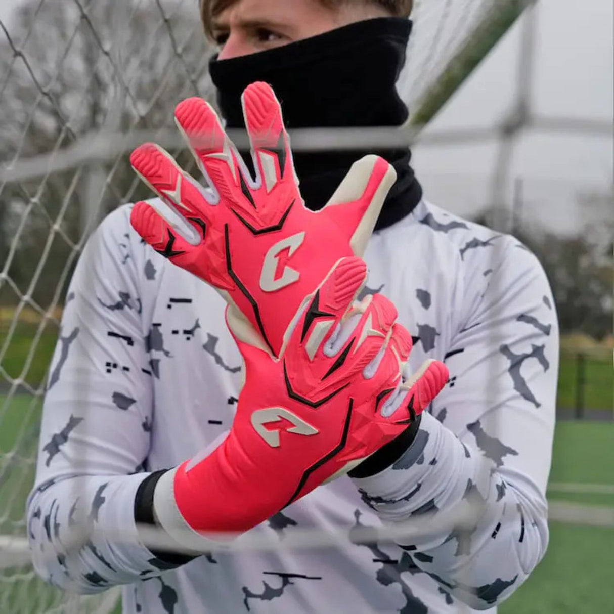 Fussballhandschuhe ViVor Crazy Orange Gr. 10 Torwart Goalie Handschuhe