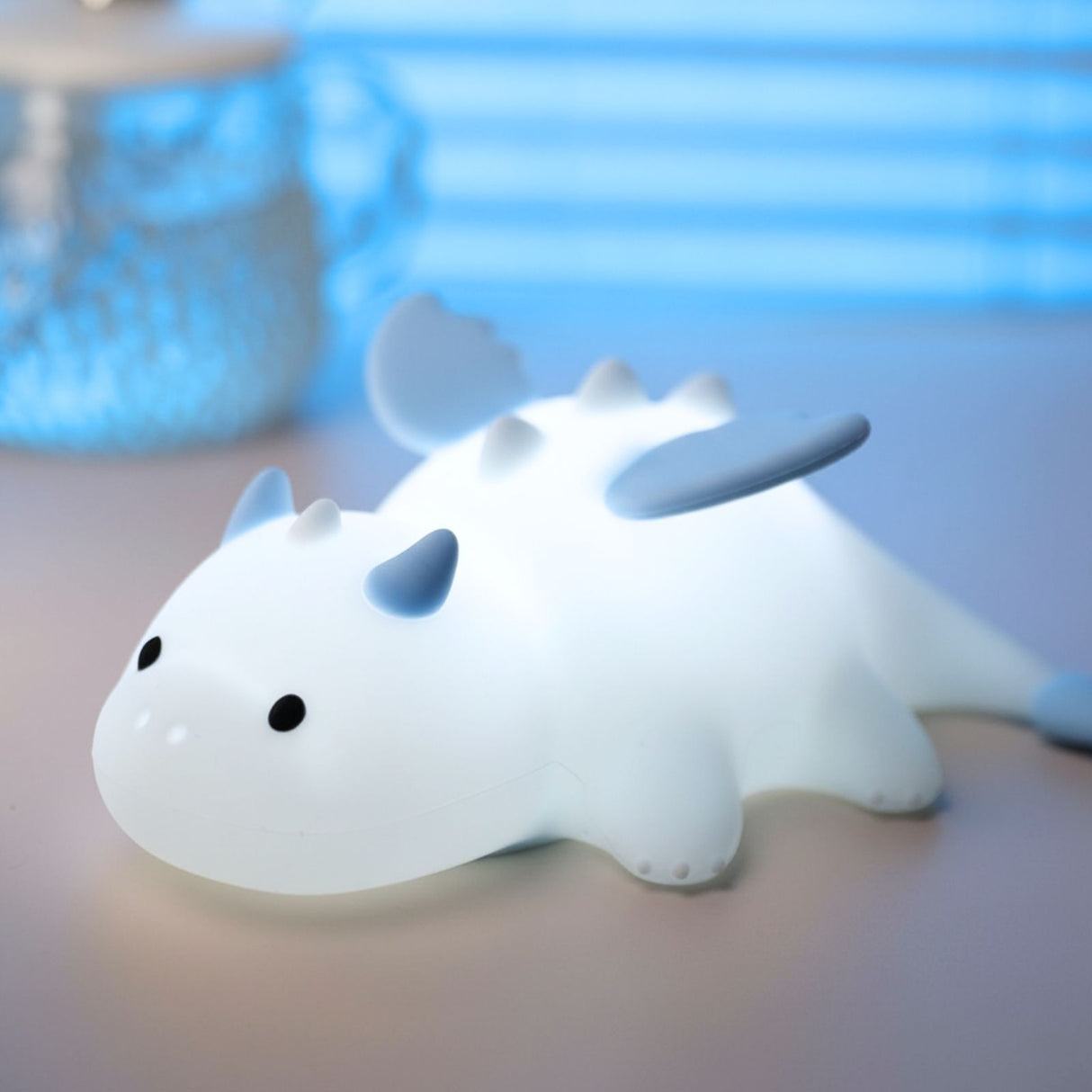 LED-Drachen-Nachtlicht Kinder-Nachttischlampe Tierlicht Tischleuchte