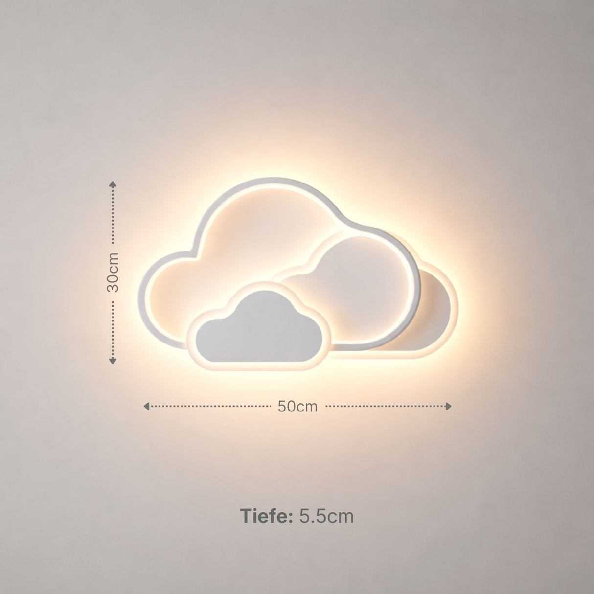 LED Wolken-Deckenleuchte Deckenlampe Lampe Wohnzimmerlampe Leuchte