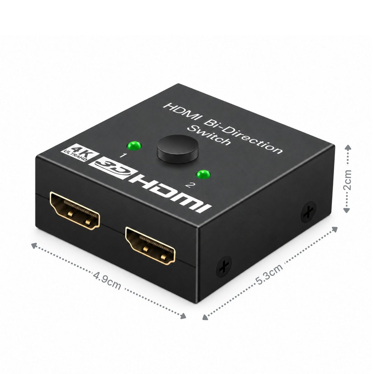 Bidirektionaler 4K HDMI-Switch Adapter HDMI-Selector Port-Umschalter