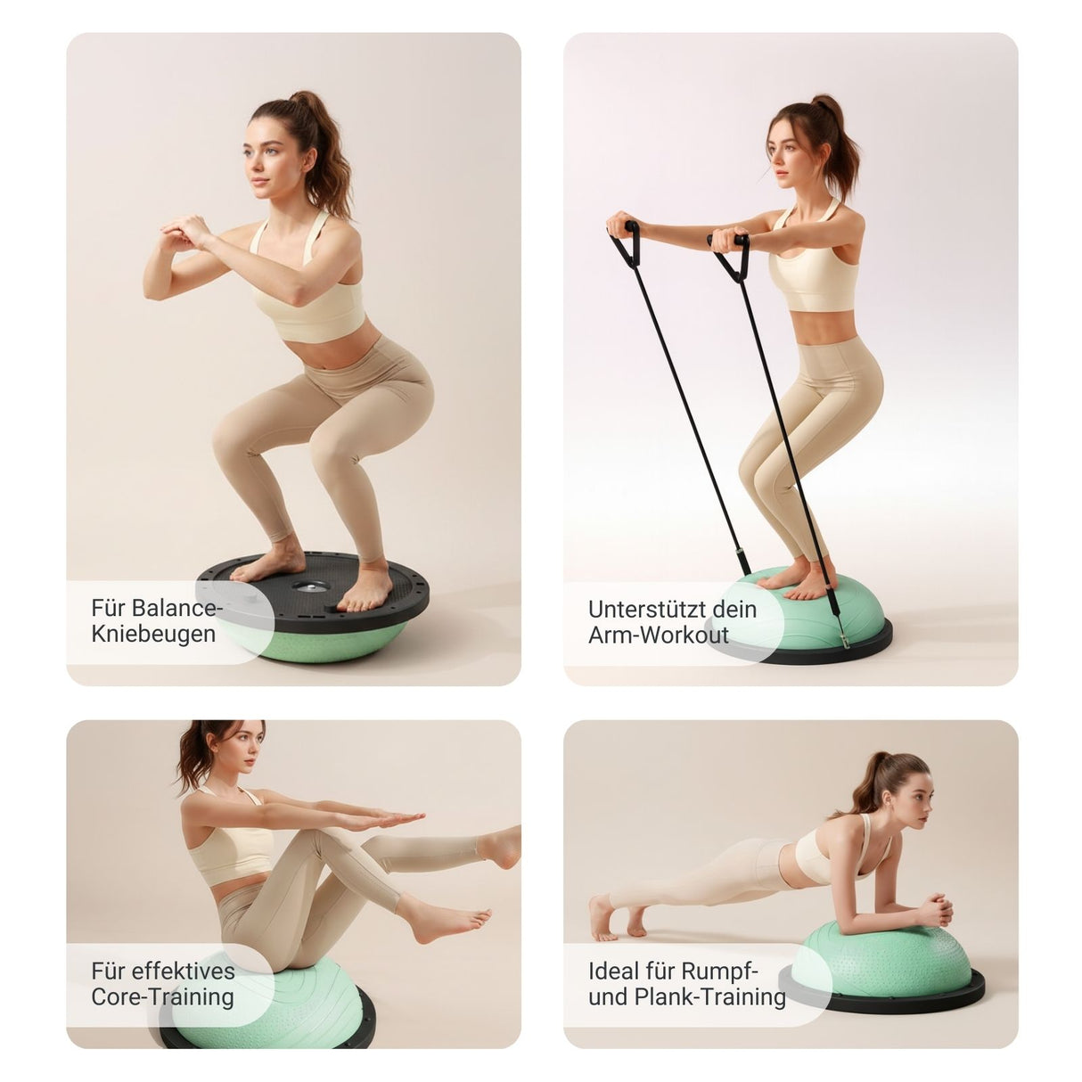 Balanceball Balancetrainer Gymnastikball-Halbkugel Gleichgewichtsball