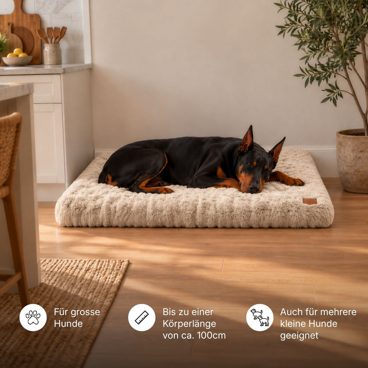 Kuschelbett Grösse 3XL Hundebett Hundekissen Schlafplatz Haustierbett