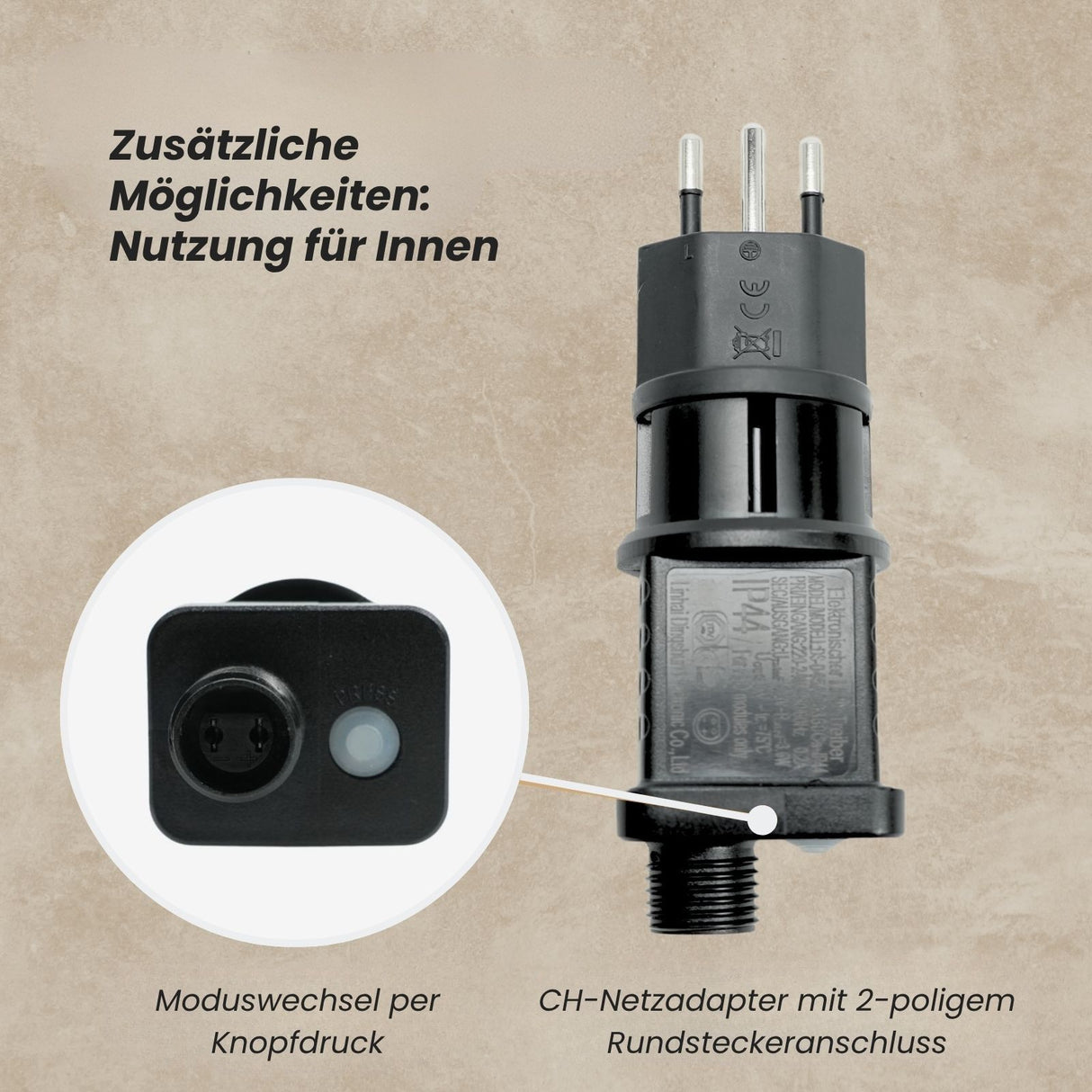 LED-Hanfseil-Dekoleuchte 8m Solarleuchte Gartenbeleuchtung Gartenlicht