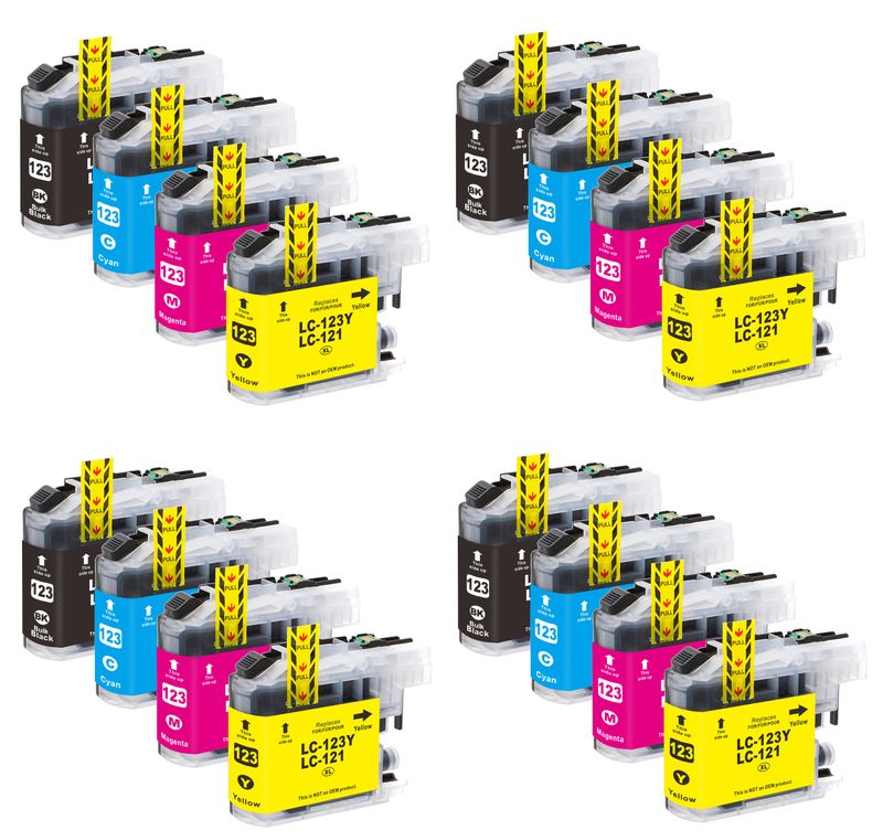 Alternative Tintenpatrone zu Brother LC-123 CMYK XL