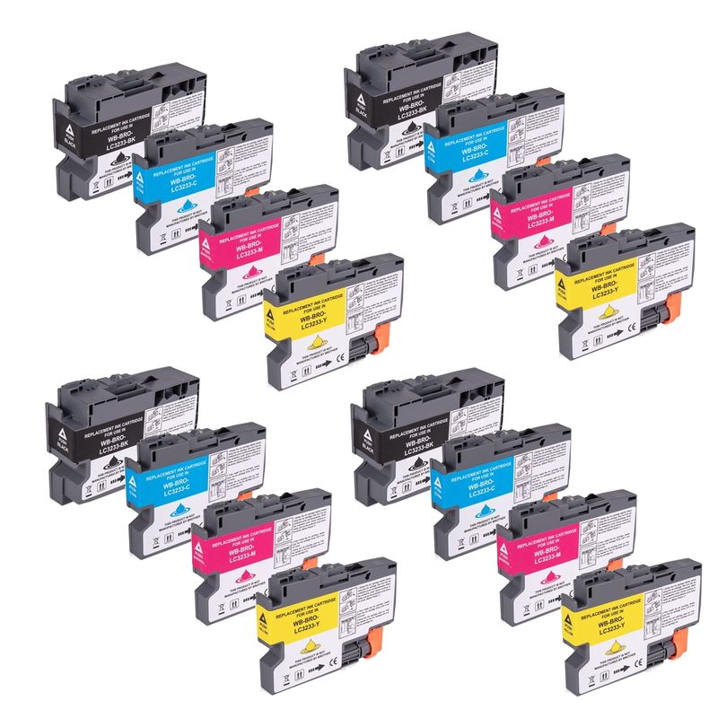 Alternative Tintenpatrone zu Brother LC-3233 CMYK