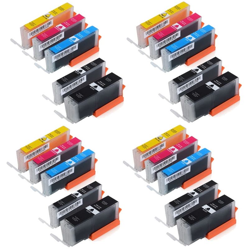 Alternative Tintenpatrone zu Canon PGI-580PGBK, CLI-581 CMYK XXL