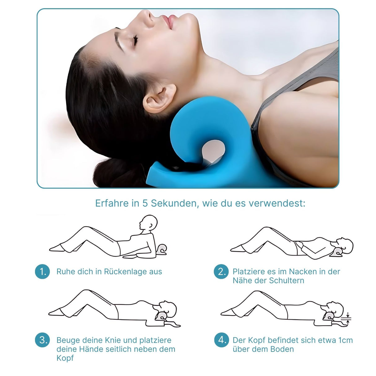 Nacken-Massagekissen Nackenstütze Nackenkissen Nackenstützkissen Massagekissen