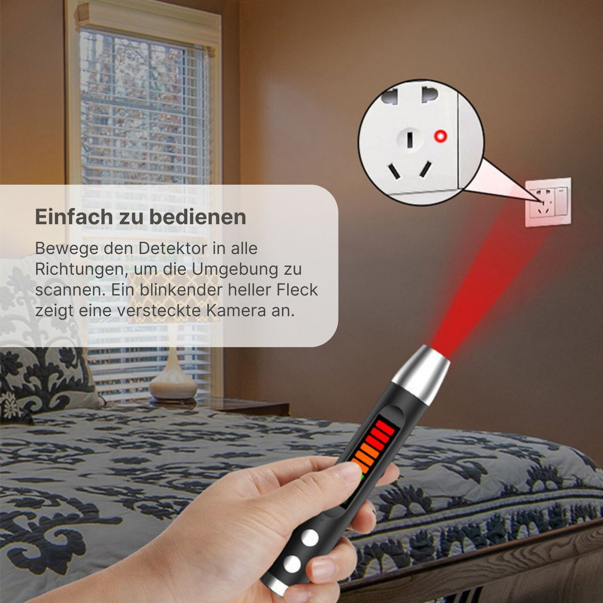 Anti-Spionage-Gerät Gerätedetektor Überwachungsfinder Aufspürgerät