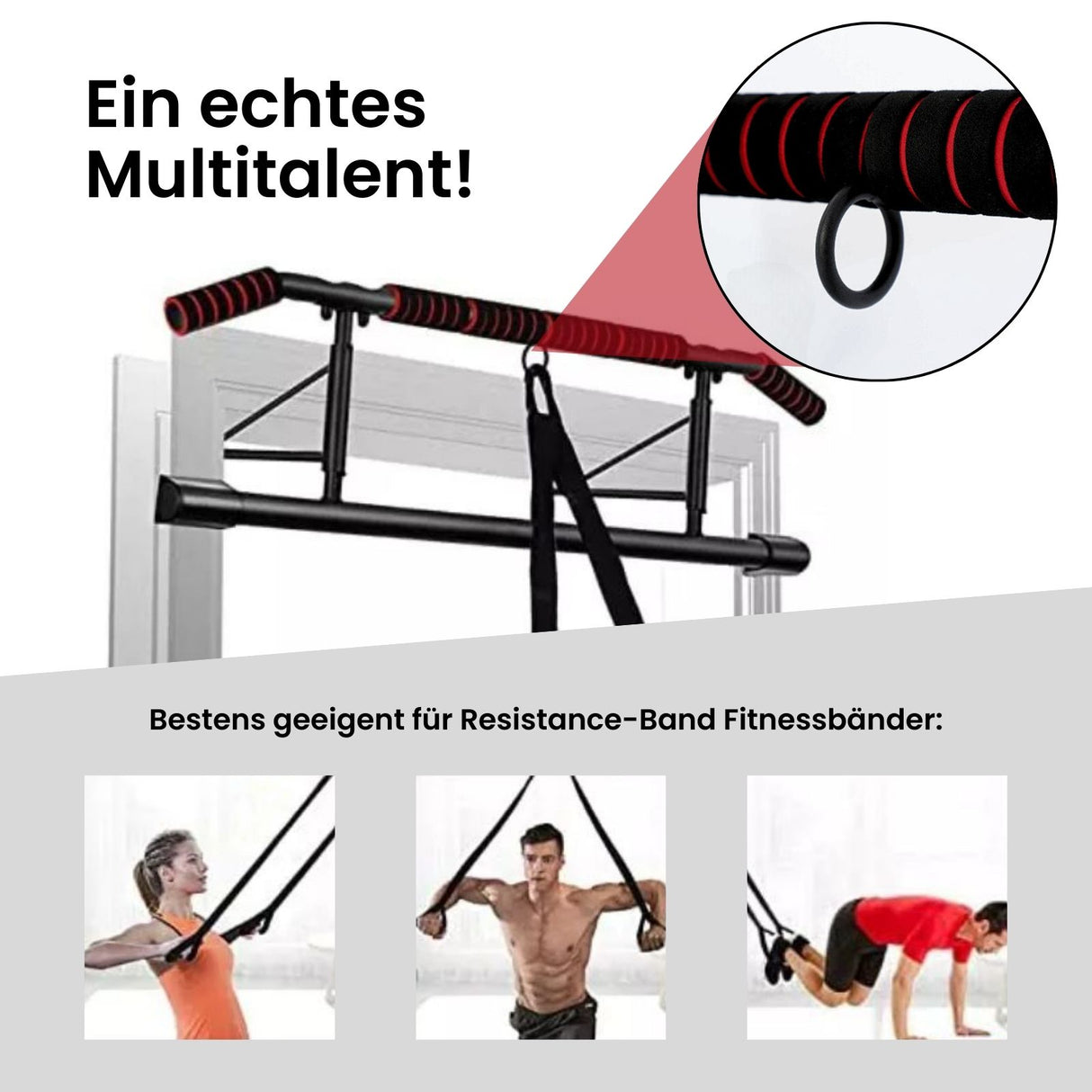 Klimmzugstange Pull-up-Bar Fitnessstange Trainingsstange Fitnessbügel