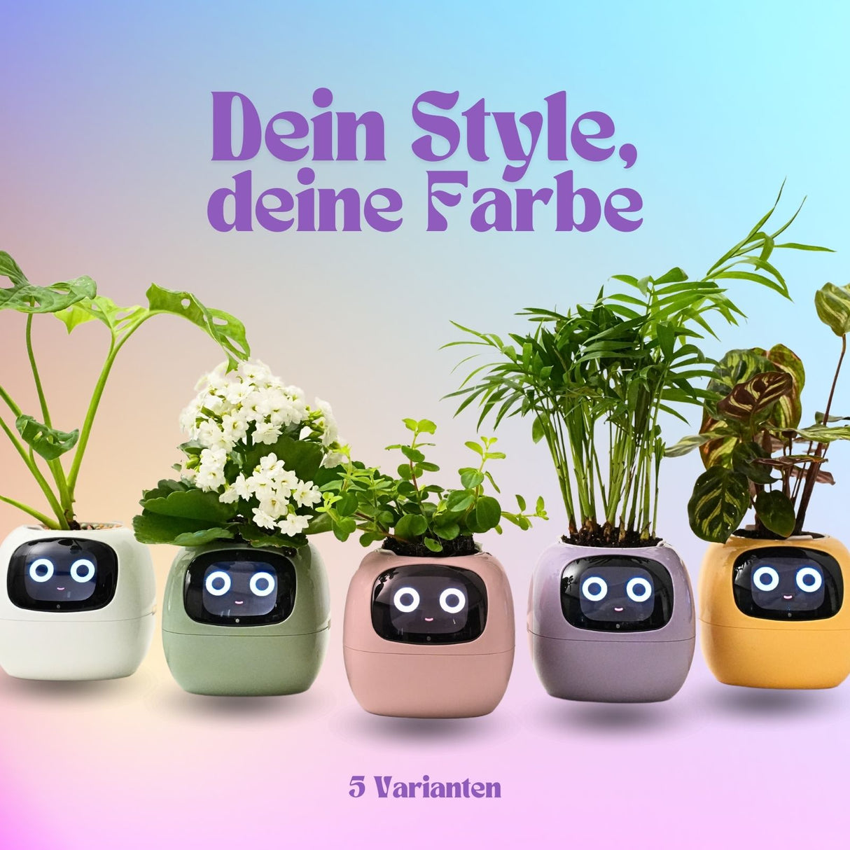 Smart Plant Pot Elektronischer Blumentopf USB-Pflanzenübertopf Smarter Blumentopf Ivy Smart Planter