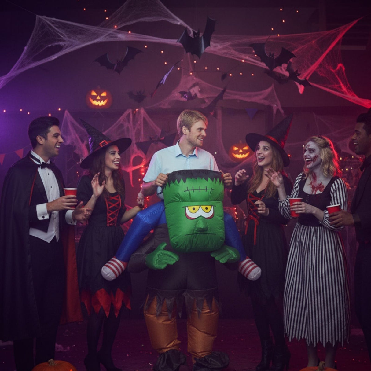 Frankenstein Kostüm Aufblasbares Kostüm Halloween Outfit Party Kostüm