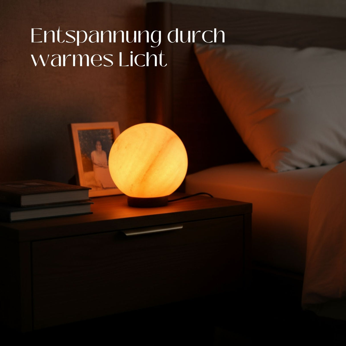 Himalaya-Salzlampe Salzkristalllampe Dekotischlampe Kristallsalzleuchte