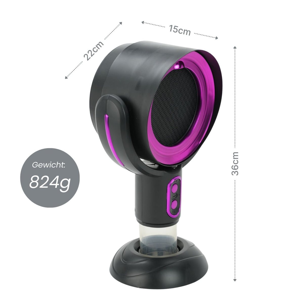 Luftreiniger für den Tisch Rauchfilter Ölfilter USB-Rauchabzug