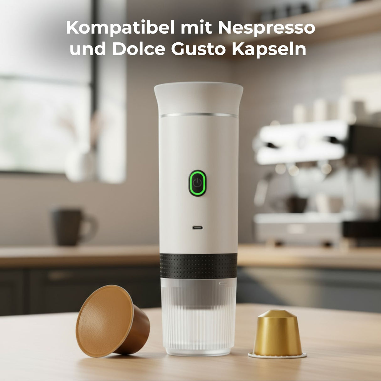 Kaffeemaschine tragbar Reisekaffeemaschine Kaffeeautomat Espressokocher