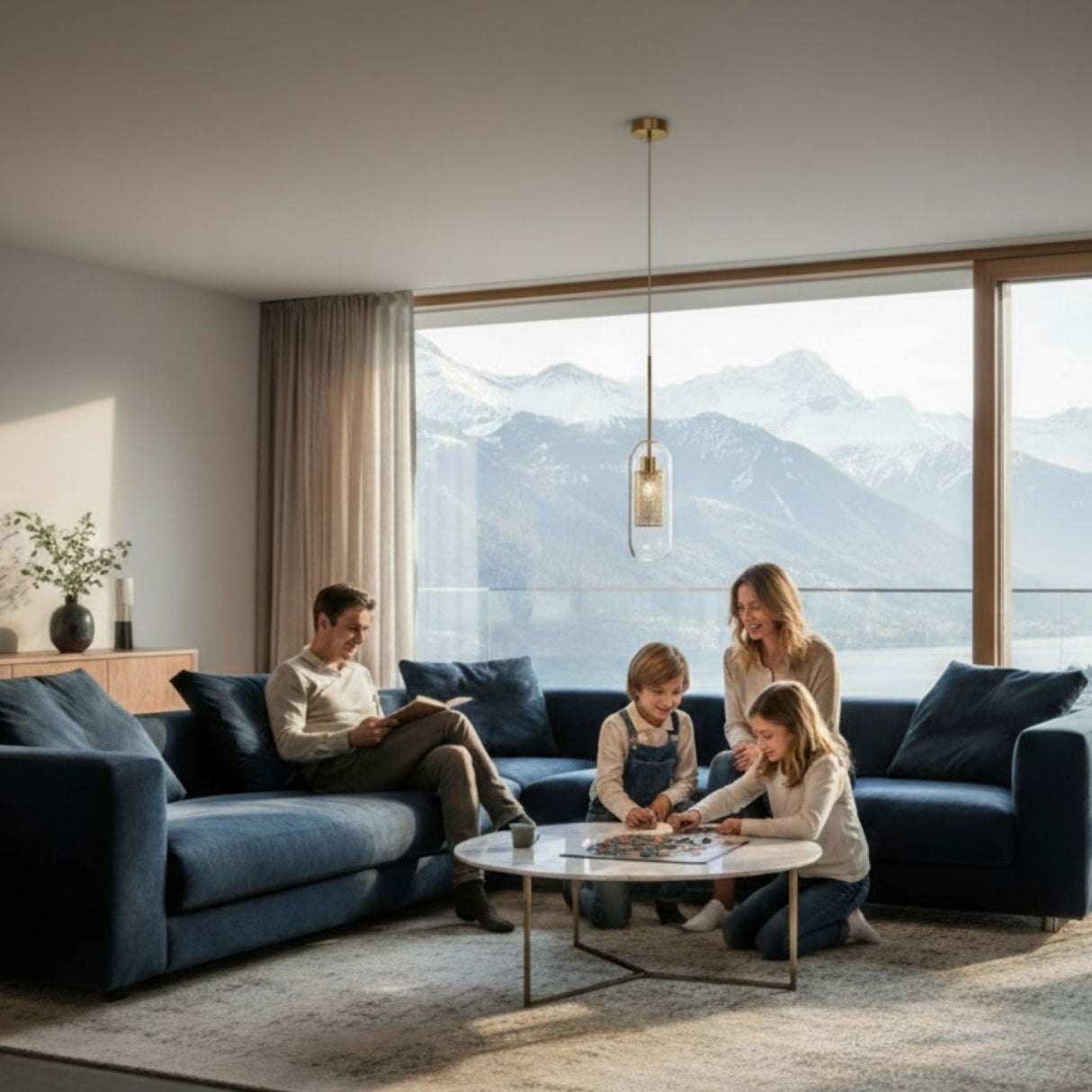 Glas-Deckenleuchte Pendelleuchte Hängelampe Deckenlampe Hängeleuchte