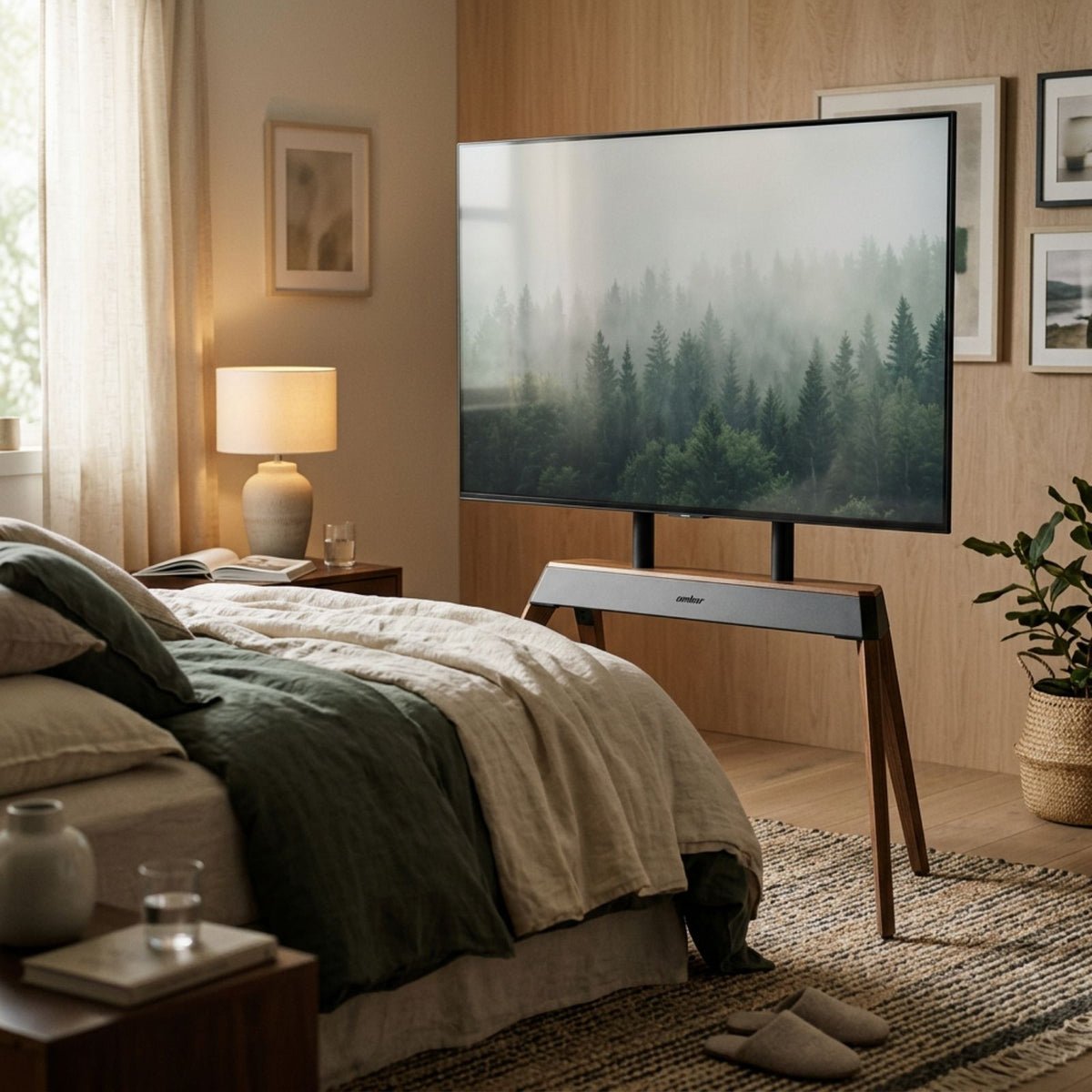 Universal TV-Ständer 40-86 Zoll Fernsehständer TV-Stativfuss Quad