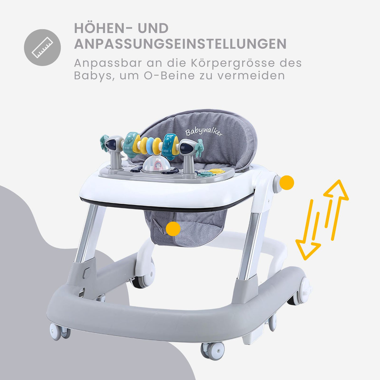Lauflernhilfe Baby Walker Lauflernwagen Laufwagen Gehfrei Laufhilfe Kleinkinder