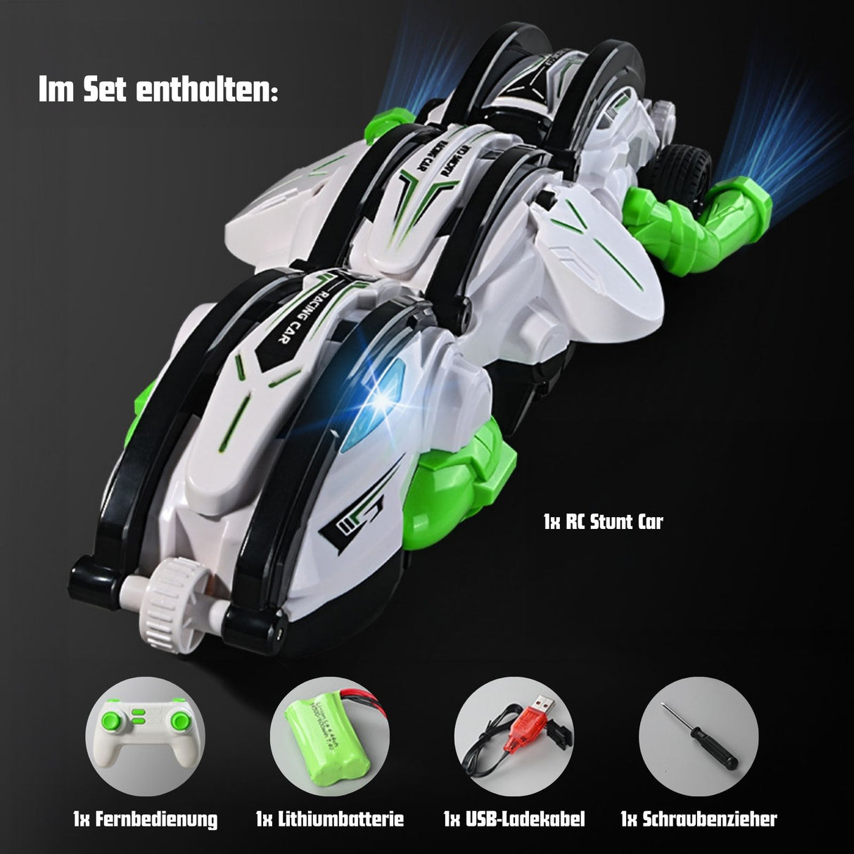 RC Stunt Car Ferngesteuertes Auto Stunt-Auto Rennauto Spielzeugauto
