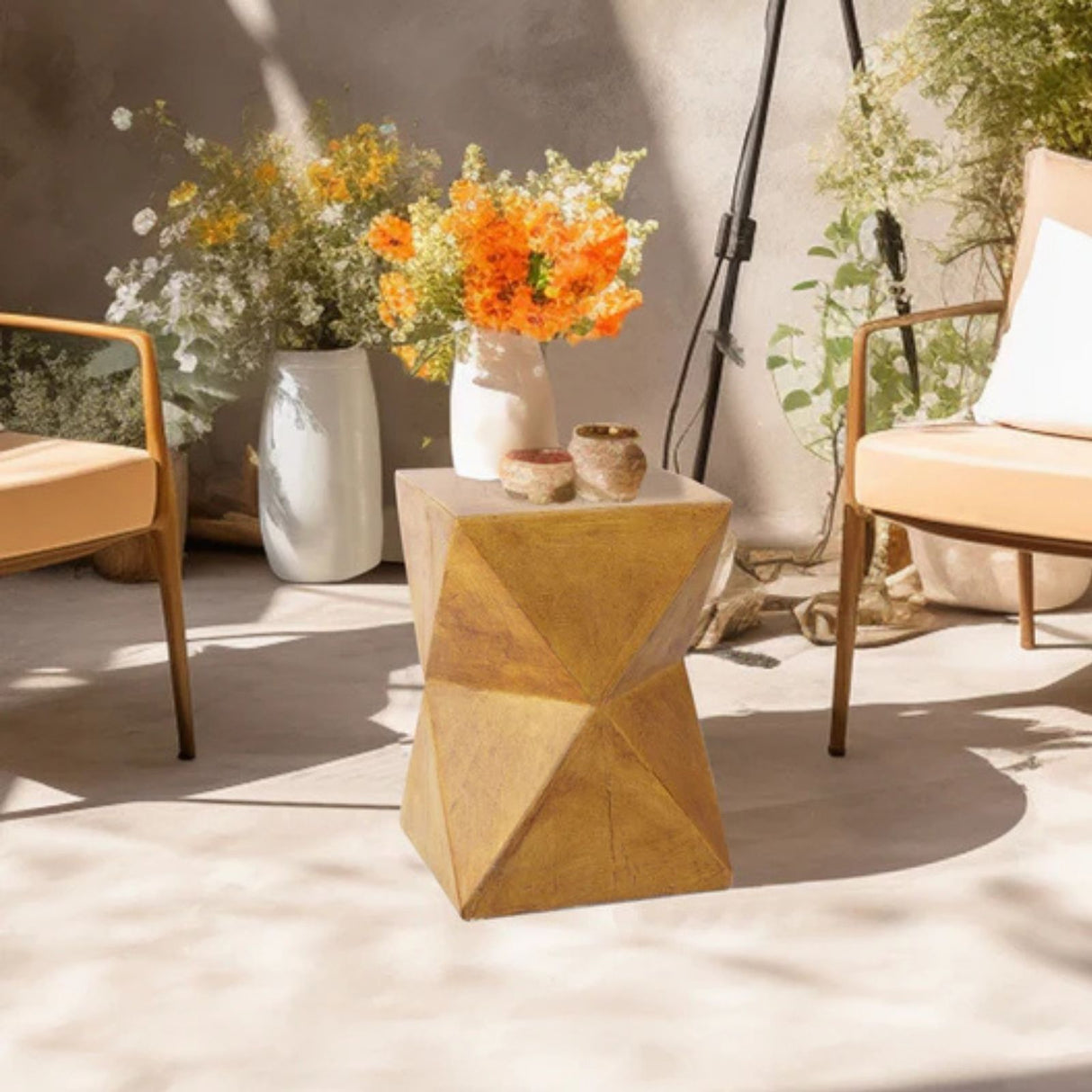 Gartentisch Outdoor-Tisch Akzenttisch Beistelltisch Dekotisch