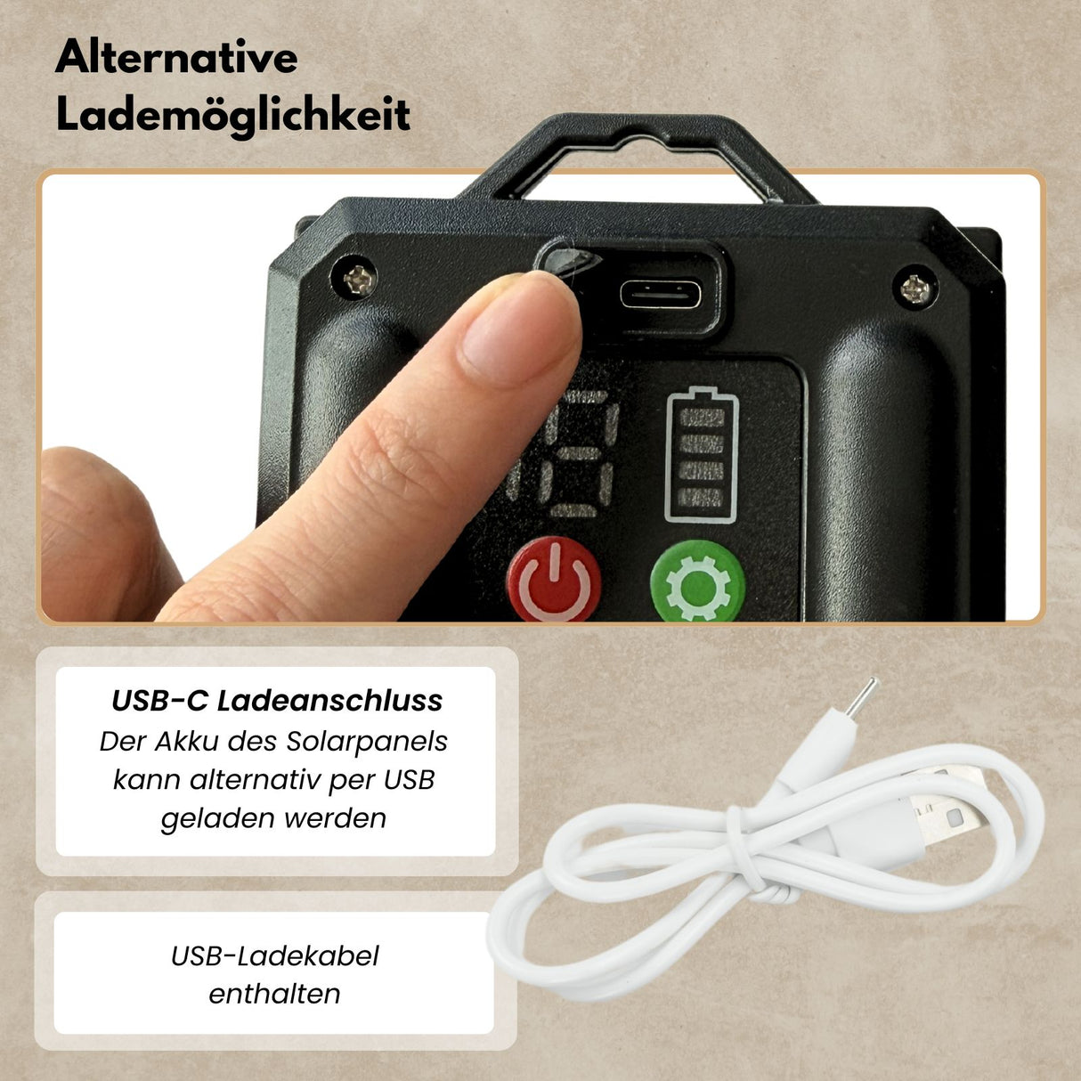 LED-Hanfseil-Lichterkette Lampe Gartenbeleuchtung Solar-Leuchtkette