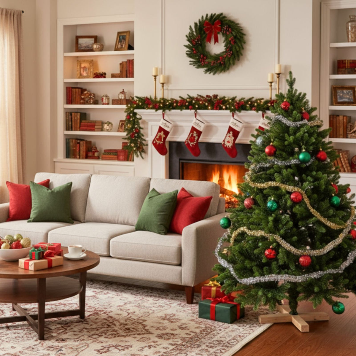 Weihnachtsbaum 150cm mit Tasche Christbaum Tannenbaum Tanne Xmas-Baum