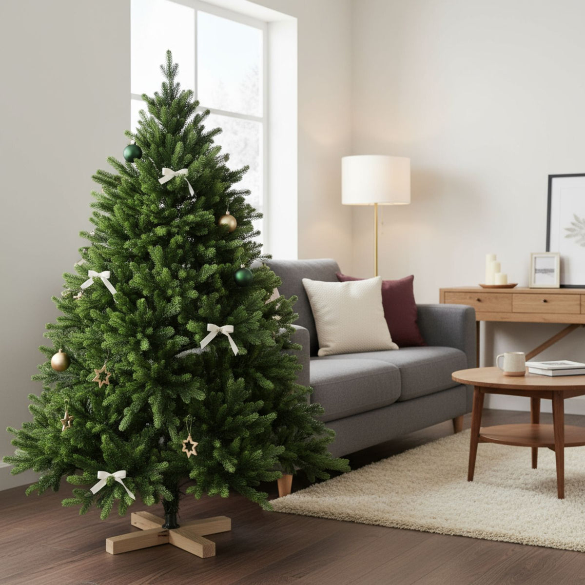Weihnachtsbaum 180cm mit Tasche Christbaum Tannenbaum Tanne Xmas-Baum