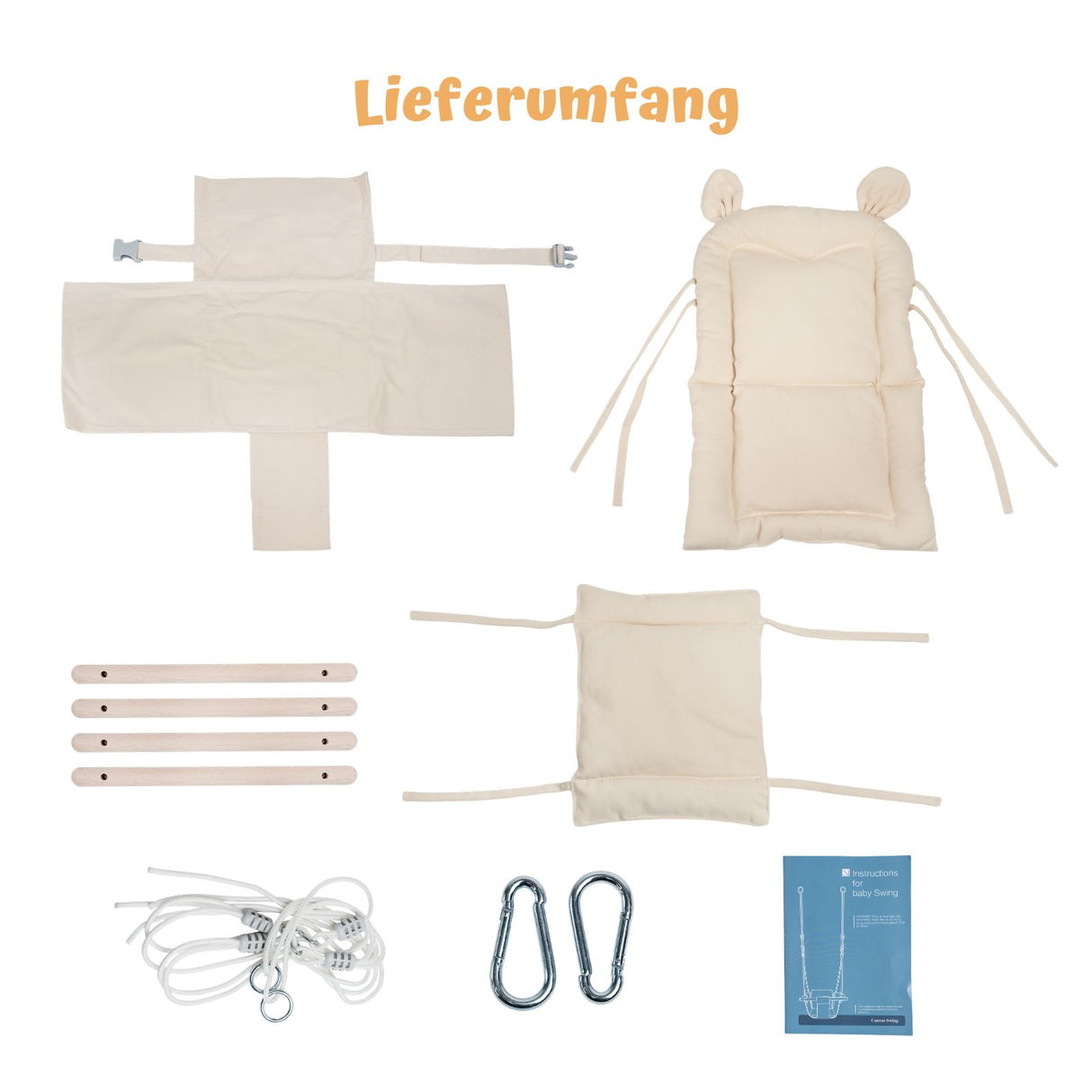 Babyschaukel Indoor Kleinkindschaukel Schaukelsitz mit Polsterung