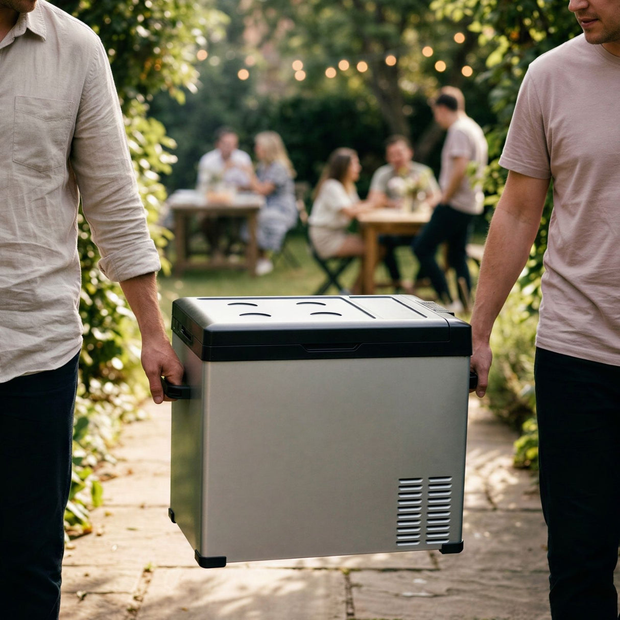 Kompressor-Kühlbox 50L Auto-Kühlbox Gefrierbox Camping-Kühlschrank