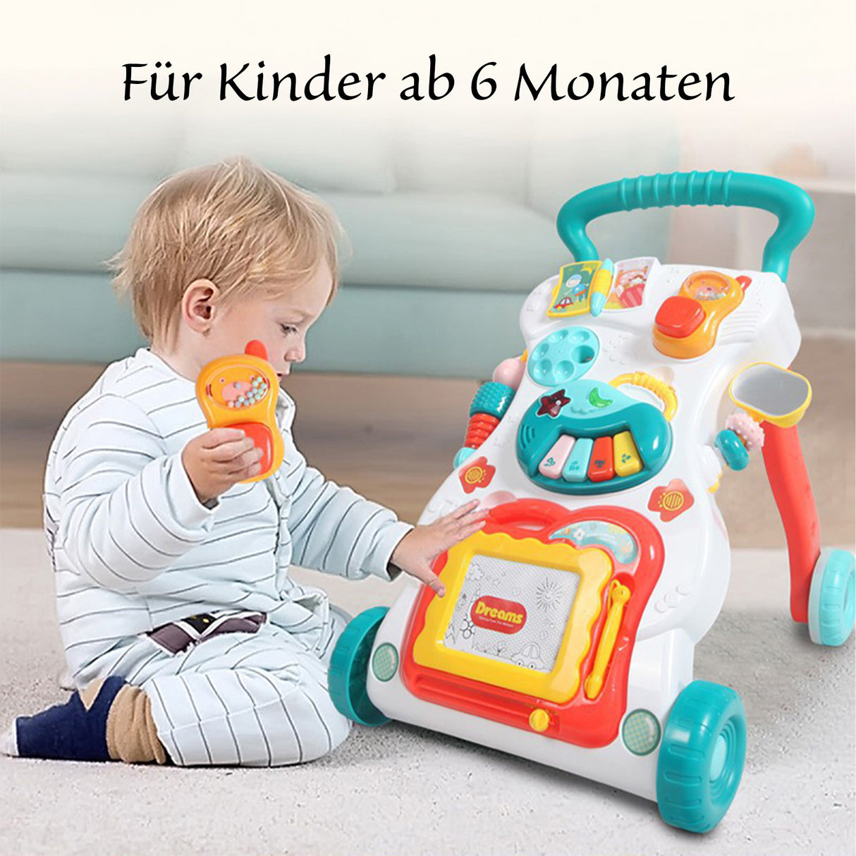 Baby Walker Lauflernwagen Laufwagen Lauflernhilfe Laufhilfe Gehfrei