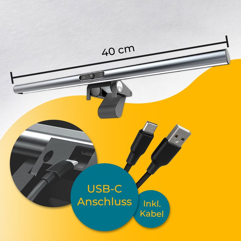 Monitorbeleuchtung Screenbar Bildschirmbeleuchtung Monitorlicht LED