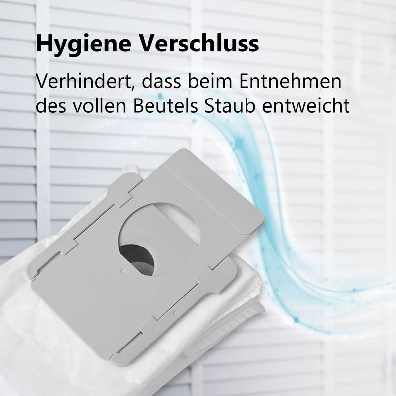 4er-Set Alternative Staubbeutel zu iRobot Roomba Serie j Clean Base