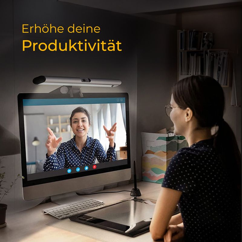 Monitorbeleuchtung Screenbar Bildschirmbeleuchtung Monitorlicht LED