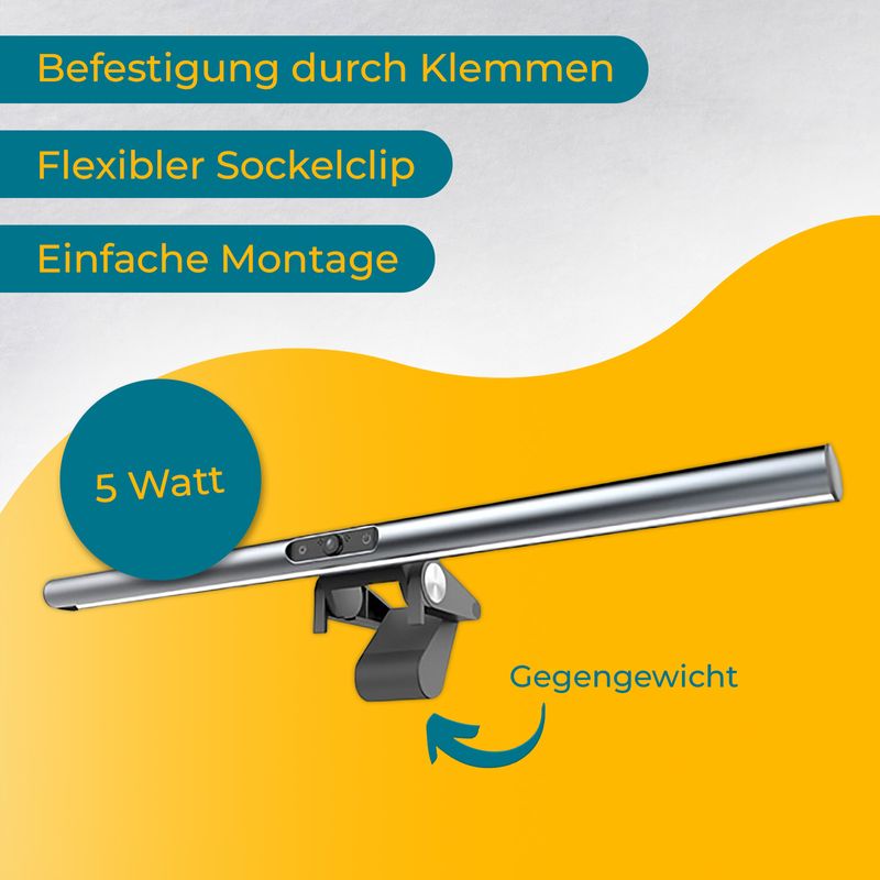 Monitorbeleuchtung Screenbar Bildschirmbeleuchtung Monitorlicht LED