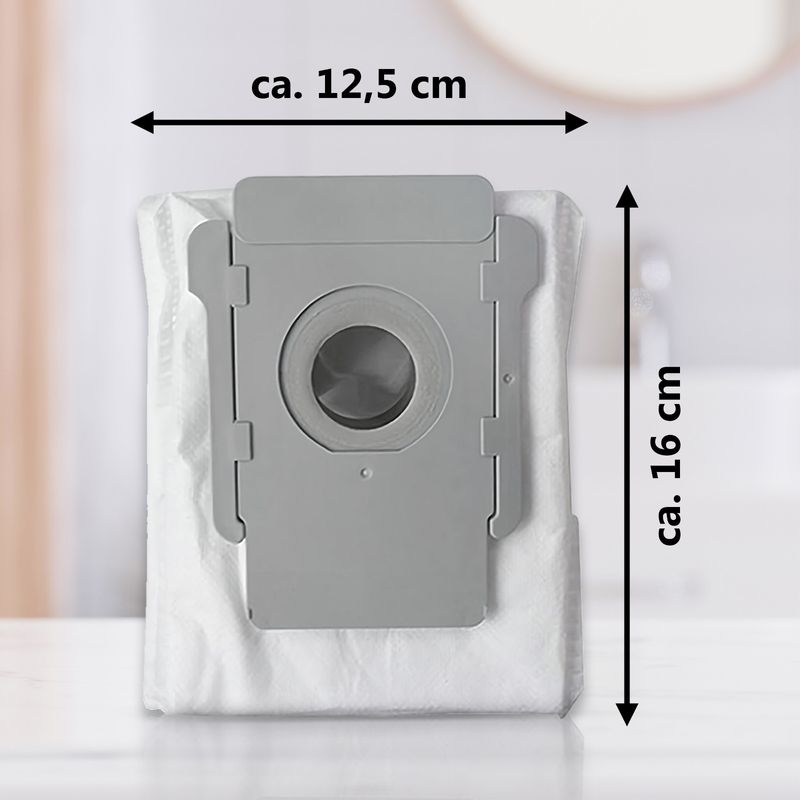 4er-Set Alternative Staubbeutel zu iRobot Roomba Serie s Clean Base