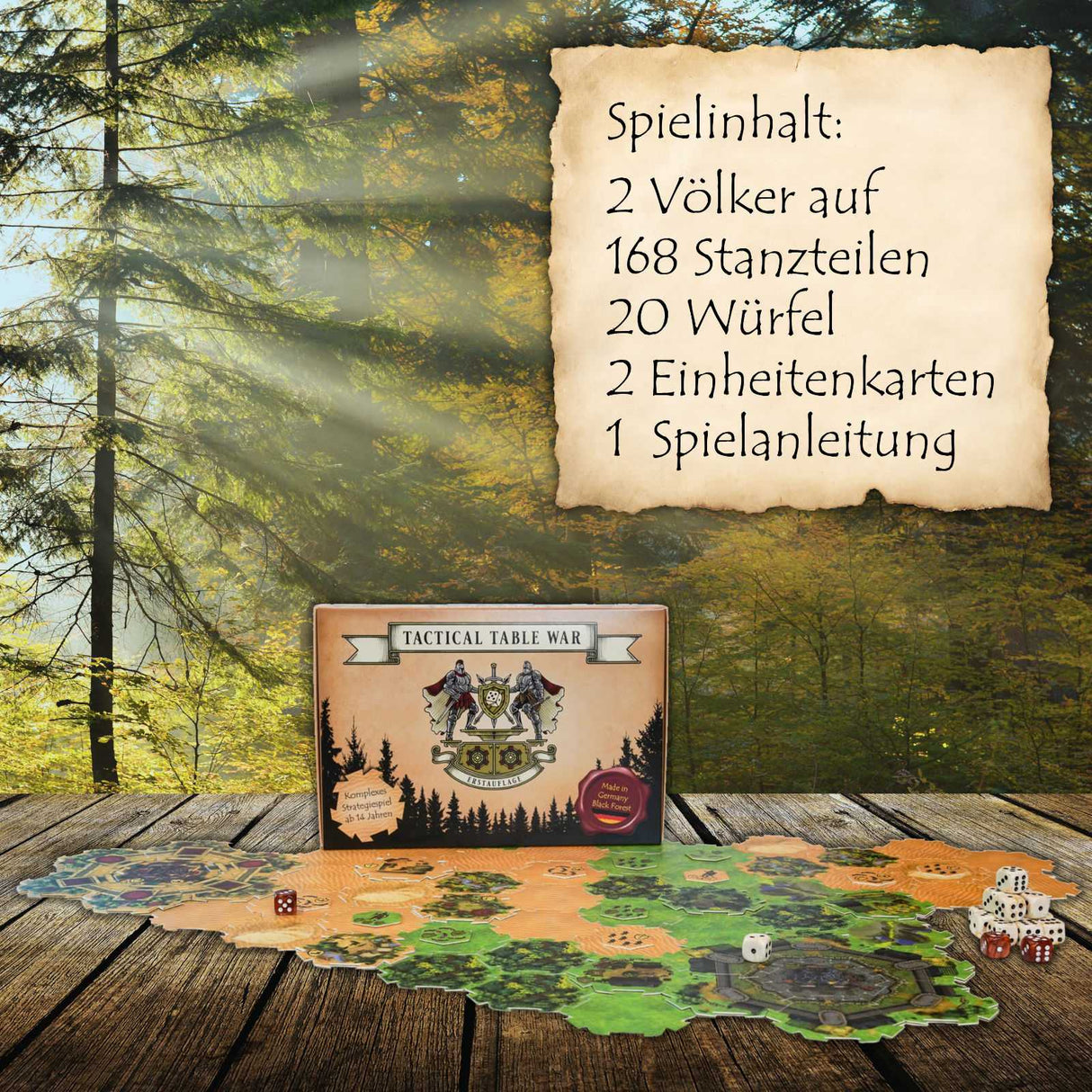 Tactical Table War - Das taktische Basisbau-Tabletop-Brettspiel