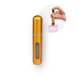 5ml Mini-Parfümzerstäuber Parfum Vaporisateur Matt-Goldig