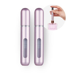 2er-Set Mini-Parfümzerstäuber 8ml Parfum Vaporisateur Pink