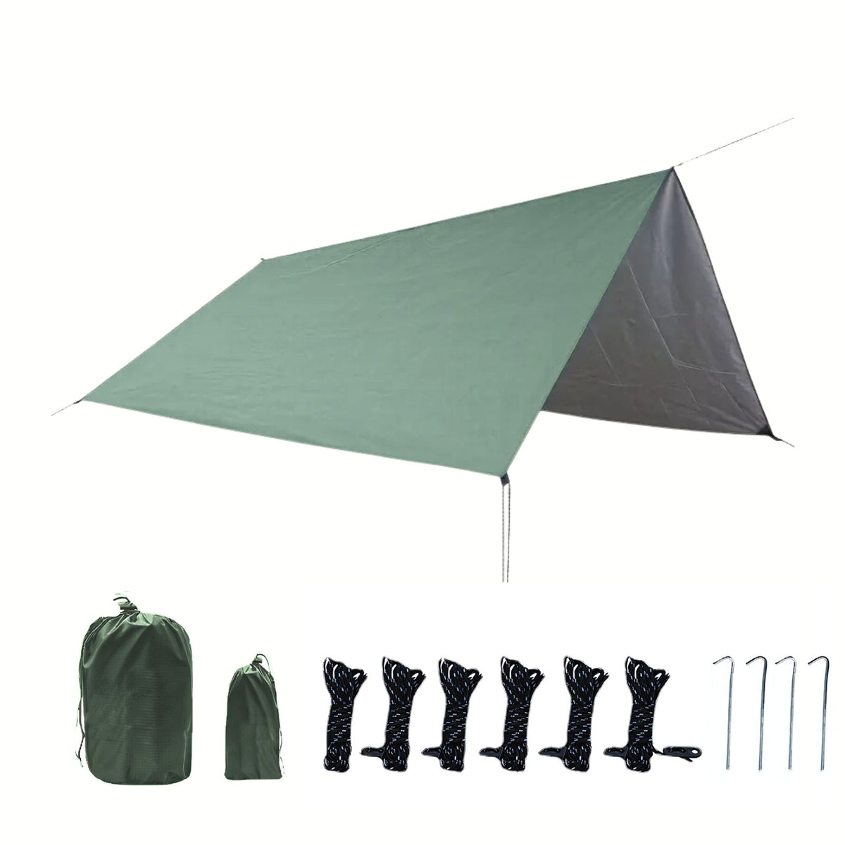 tarp für zelt Tarpzelt Schutzplane Trekkingzelt Sonnensegel-Zelt Campingüberdachung – This is your sign RT:Unisex Fully Size:10' x 25'