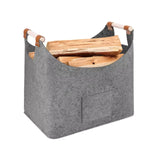 Kaminkorb Filzkorb Holzkorb Brennholz-Tasche Filz-Aufbewahrungskorb