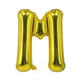 Buchstabenballon M Golden Geburtstagsparty Ballon Folienballon 80cm