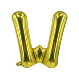 Buchstabenballon W Golden Geburtstagsparty Ballon Folienballon 80cm