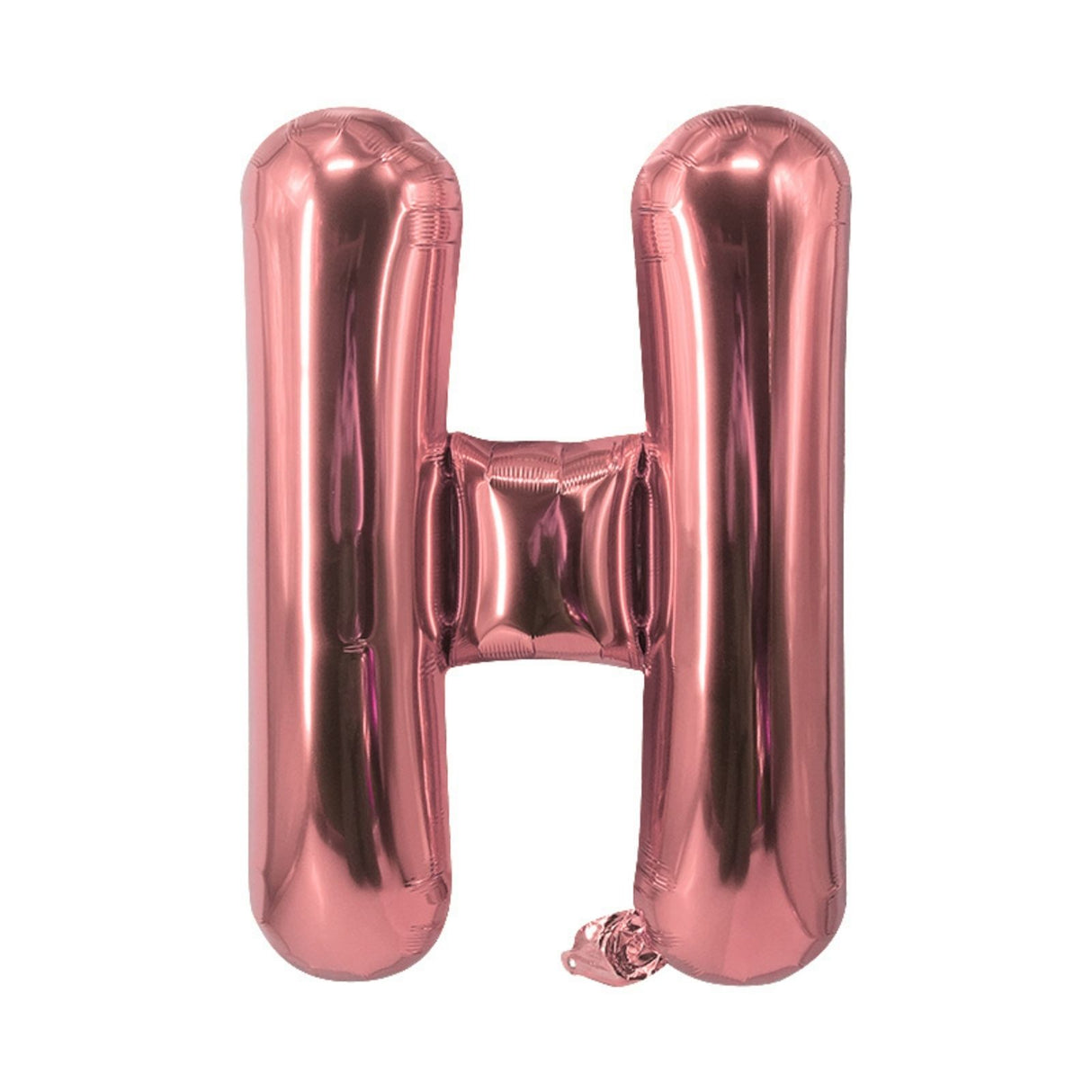 Buchstabenballon H Roségold Geburtstagsparty Ballon Folienballon 80cm