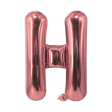 Buchstabenballon H Roségold Geburtstagsparty Ballon Folienballon 80cm