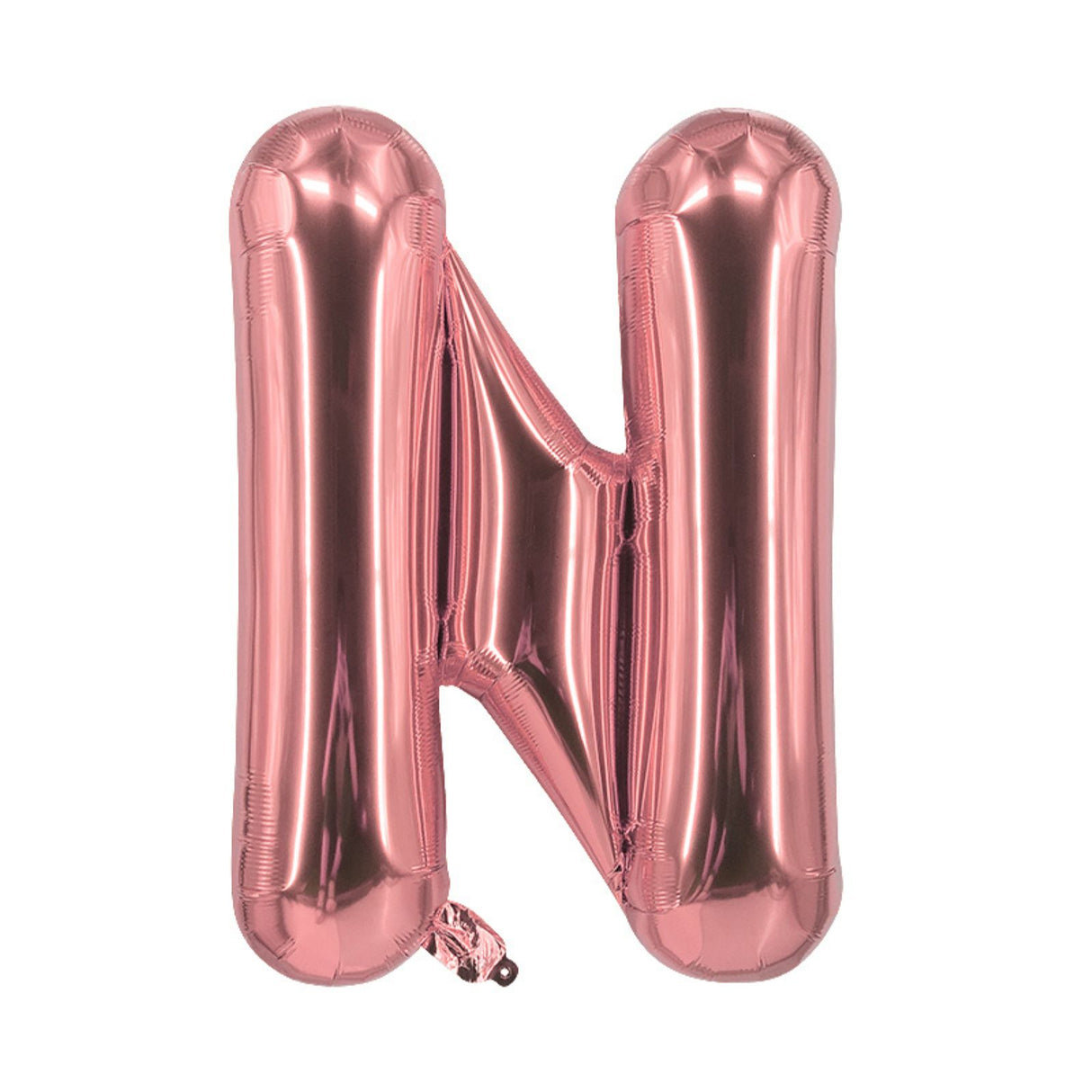 Buchstabenballon N Roségold Geburtstagsparty Ballon Folienballon 80cm