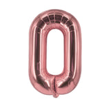 Buchstabenballon O Roségold Geburtstagsparty Ballon Folienballon 80cm