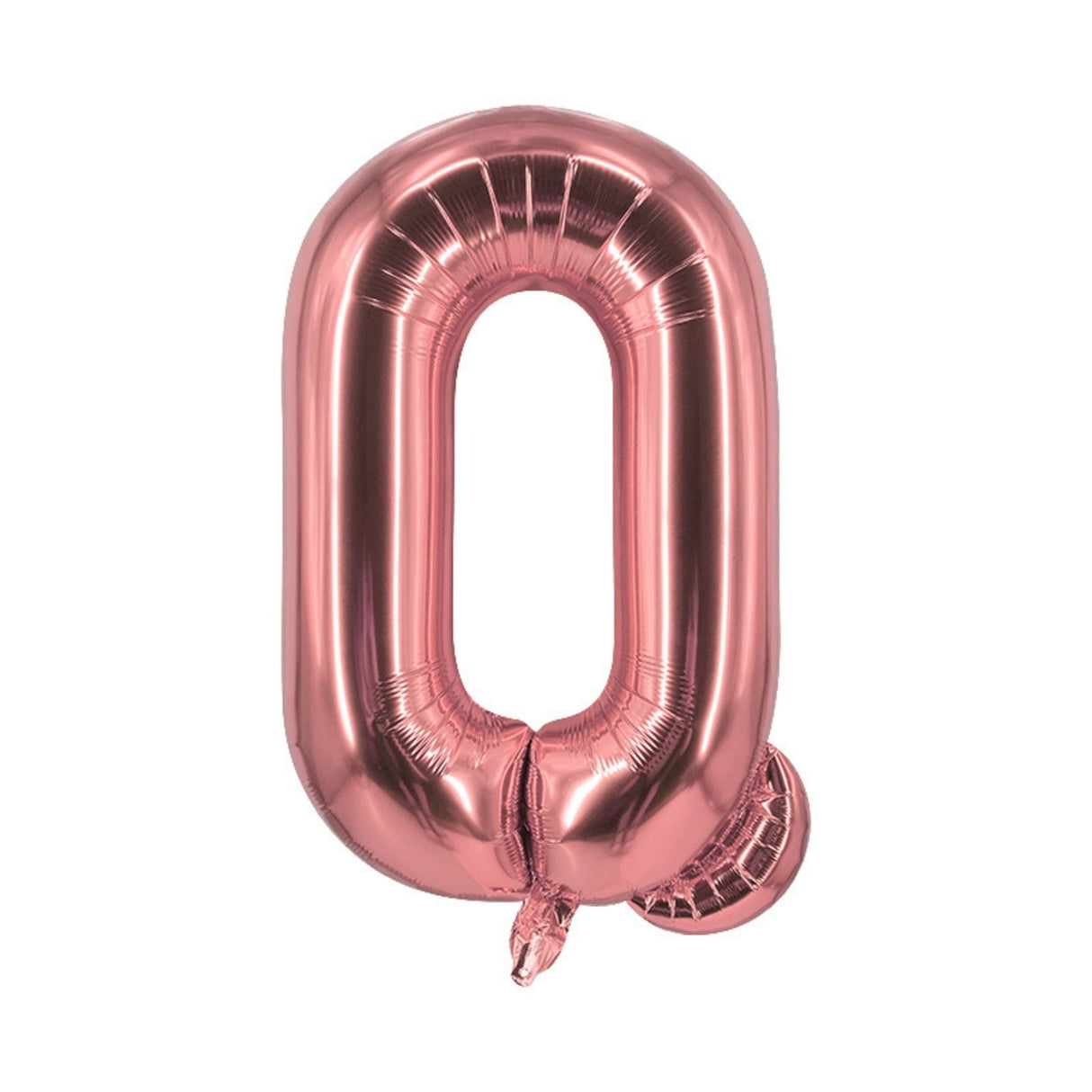 Buchstabenballon Q Roségold Geburtstagsparty Ballon Folienballon 80cm