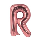 Buchstabenballon R Roségold Geburtstagsparty Ballon Folienballon 80cm