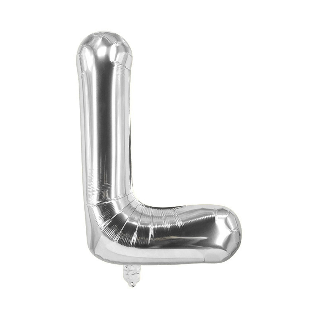 Buchstabenballon L Silbrig Geburtstagsparty Ballon Folienballon 80cm